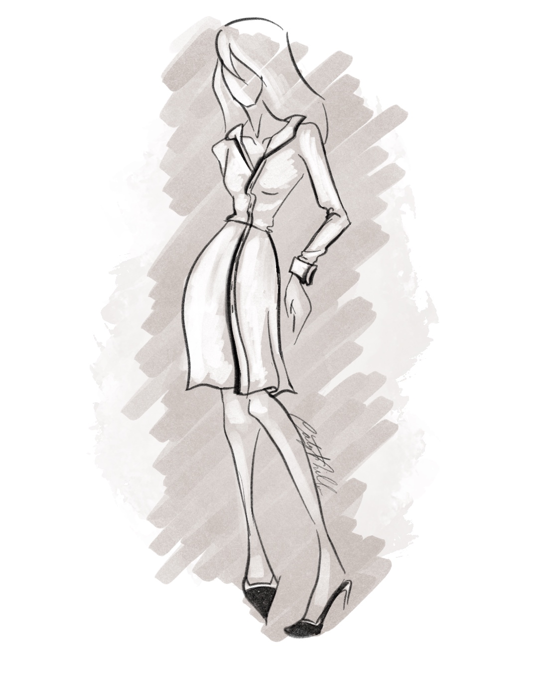 Worn In Shop Vogue January 2001 Shirtdress